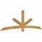 Ekena Millwork Alberta Rough Sawn Timber Gable Bracket, Western Red Cedar, 96"W x 32"H x 2"D x 4"F, 8/12 Pitch GBW096X32X0204ALB00RWR - alternate 4